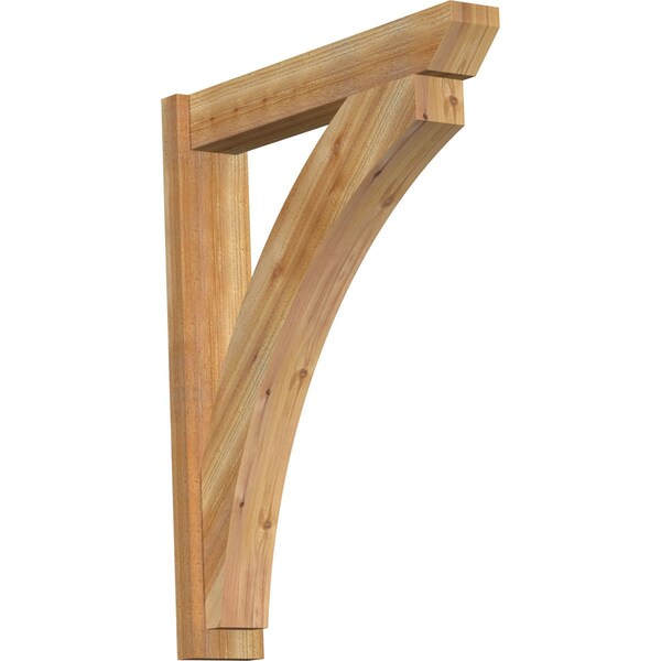 Ekena Millwork Thorton Slat Rough Sawn Outlooker, Western Red Cedar, 6"W x 32"D x 40"H OUT06X32X40THR06RWR - main